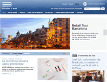 Tablet Screenshot of barcelonaesmoda.com